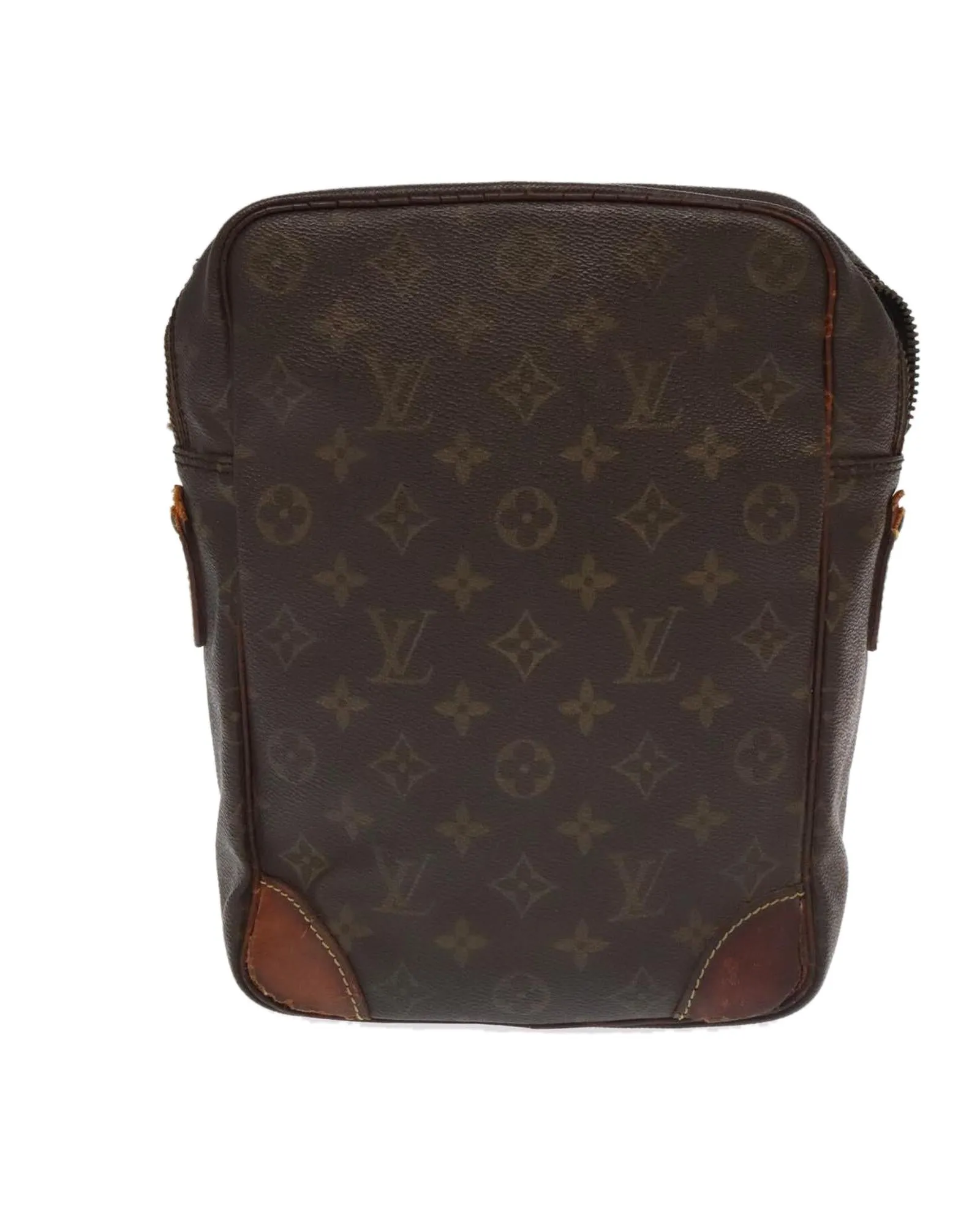Monogram Canvas Shoulder Bag with Adjustable Strap and  Louis Vuitton Design