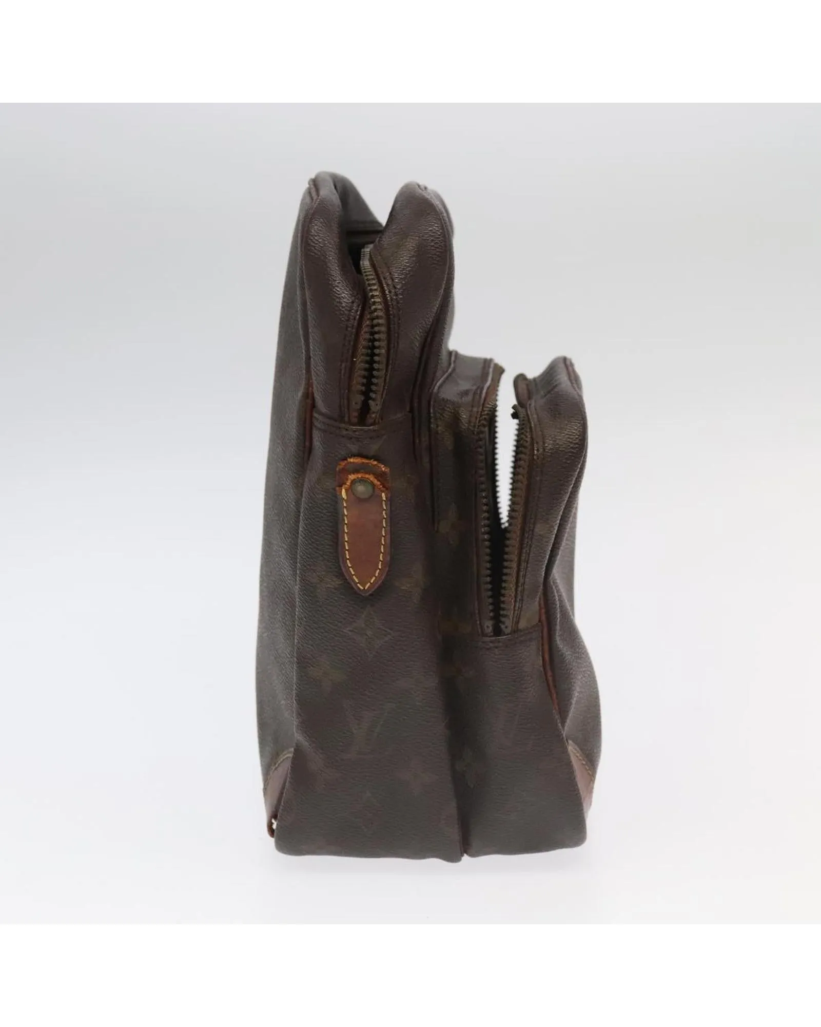 Monogram Canvas Shoulder Bag with Adjustable Strap and  Louis Vuitton Design