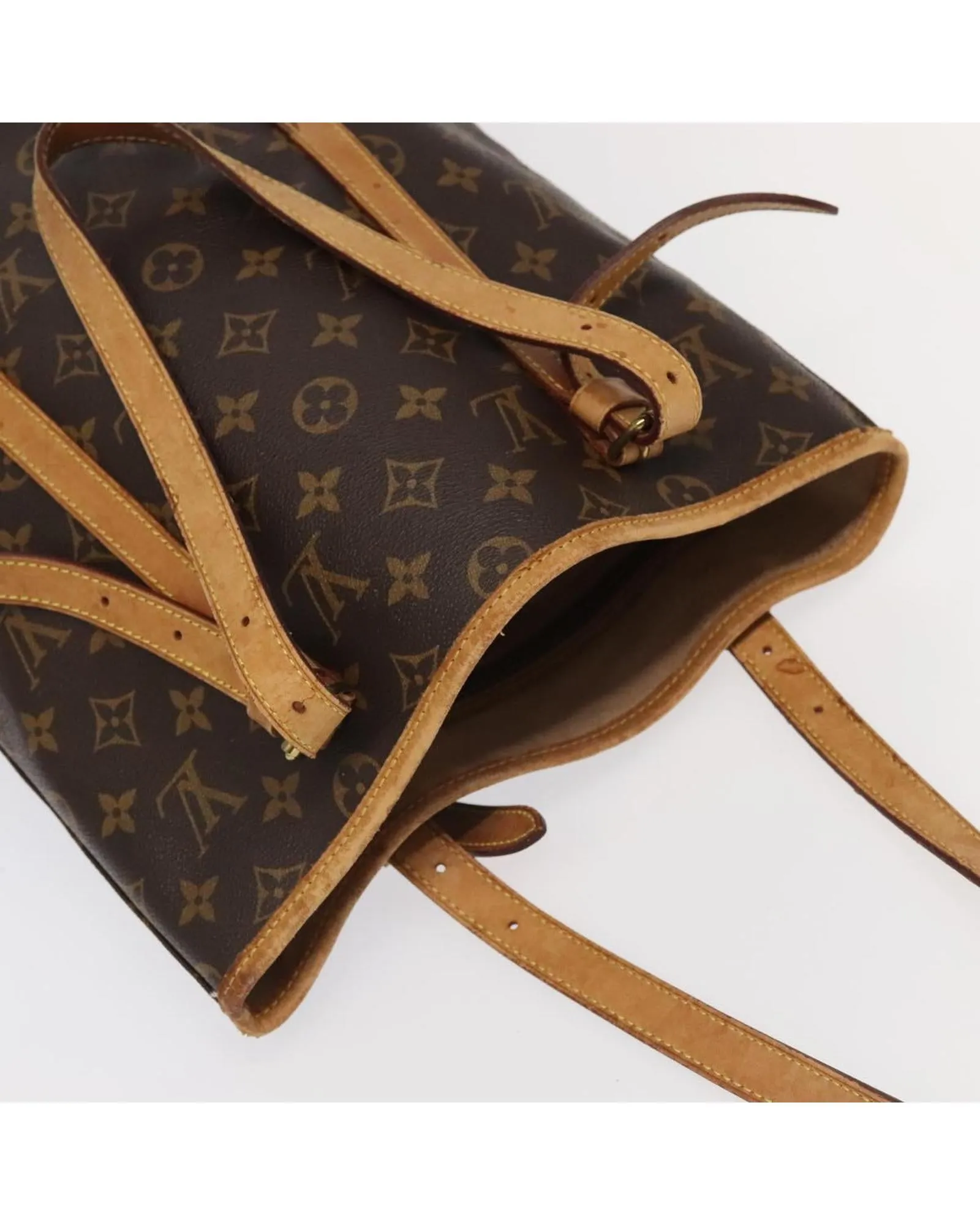 Monogram Canvas Shoulder Bag with Adjustable Strap
