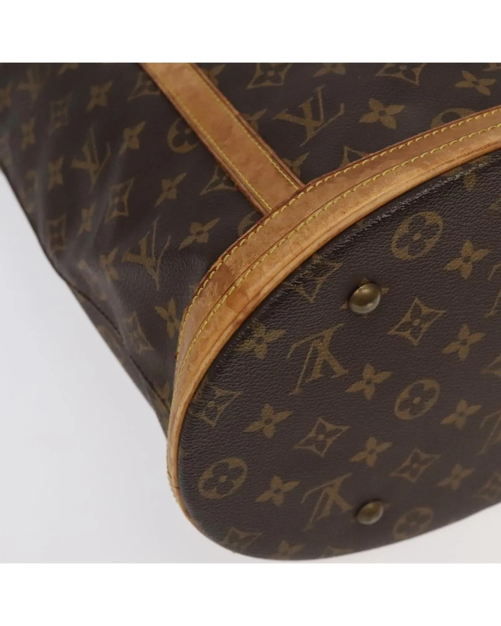 Monogram Canvas Shoulder Bag with Adjustable Strap