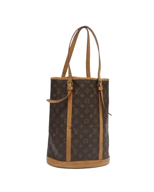 Monogram Canvas Shoulder Bag with Adjustable Strap