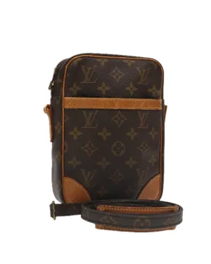 Monogram Canvas Shoulder Bag with Adjustable Strap