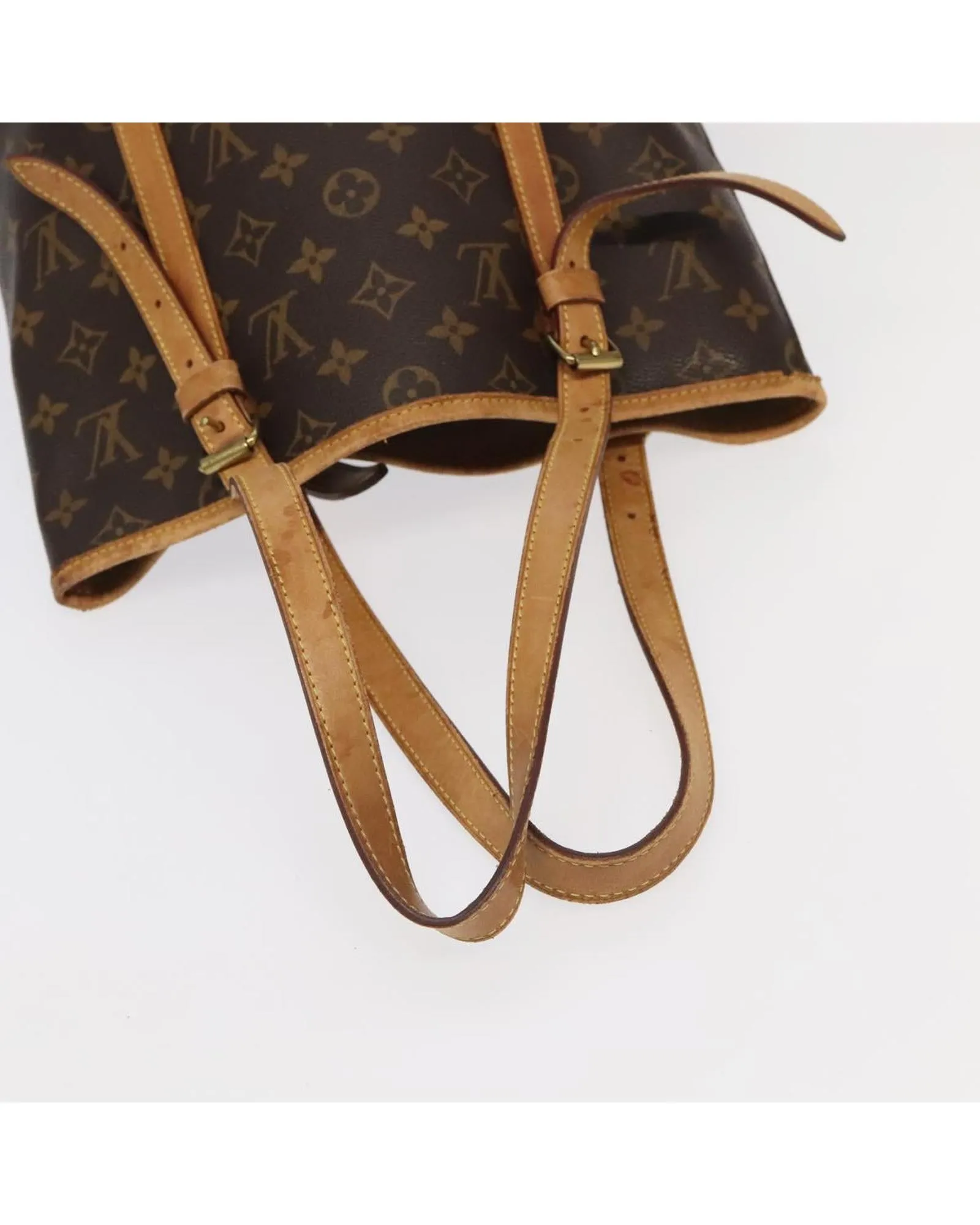 Monogram Canvas Shoulder Bag with Adjustable Strap
