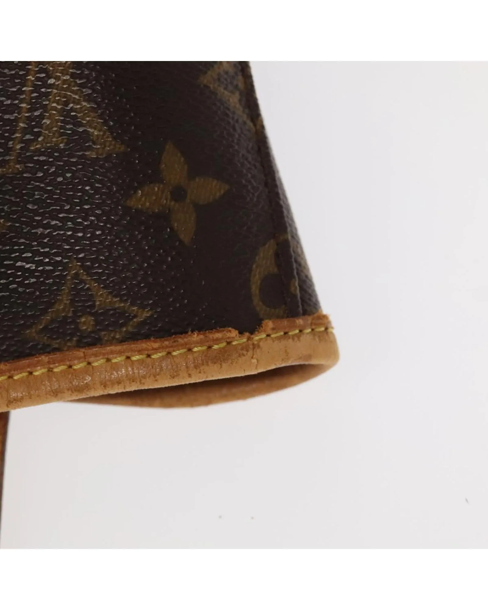 Monogram Canvas Shoulder Bag with Adjustable Strap