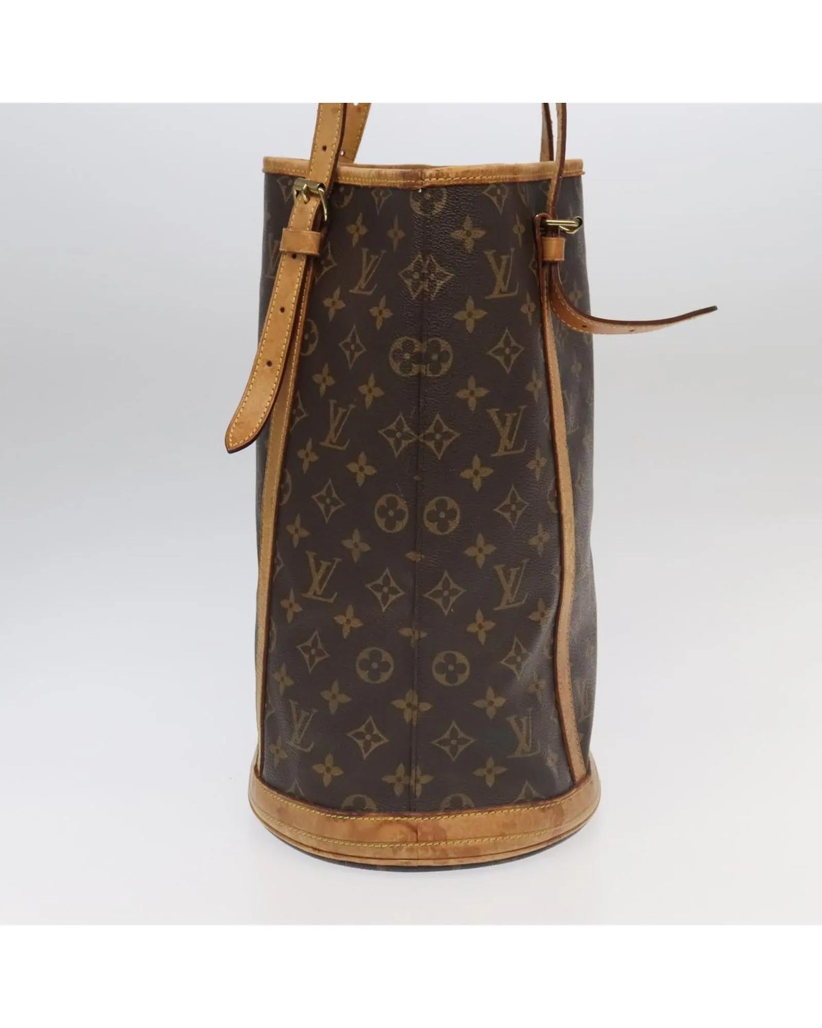 Monogram Canvas Shoulder Bag with Adjustable Strap