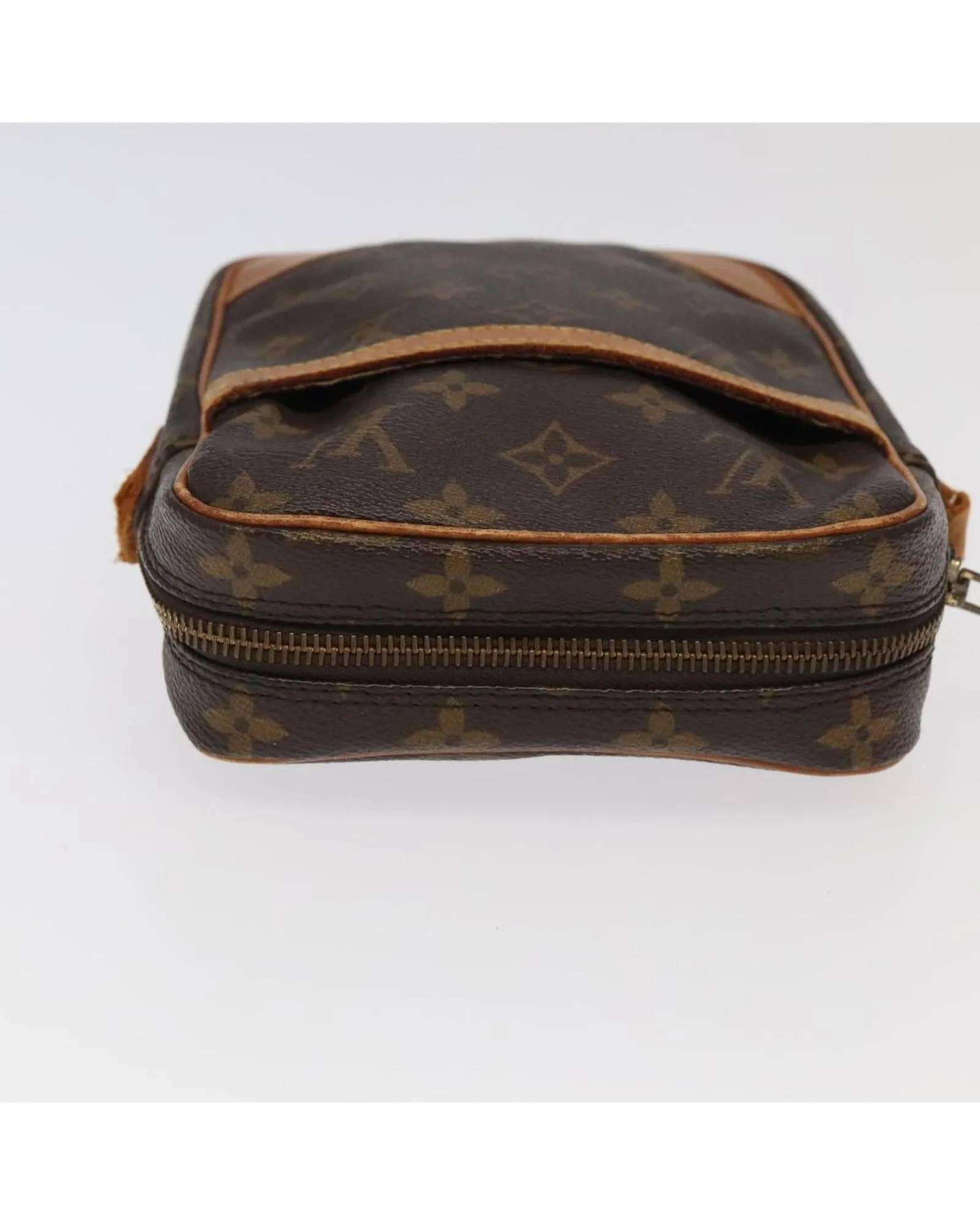 Monogram Canvas Shoulder Bag with Adjustable Strap