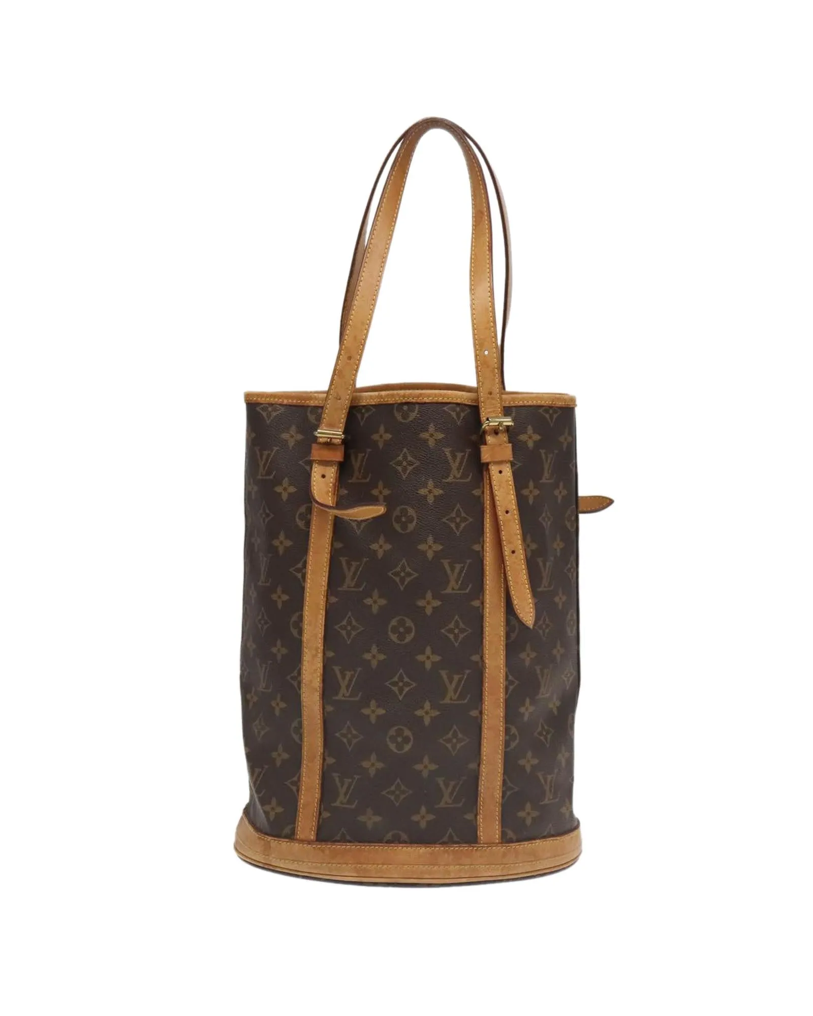 Monogram Canvas Shoulder Bag with Adjustable Strap
