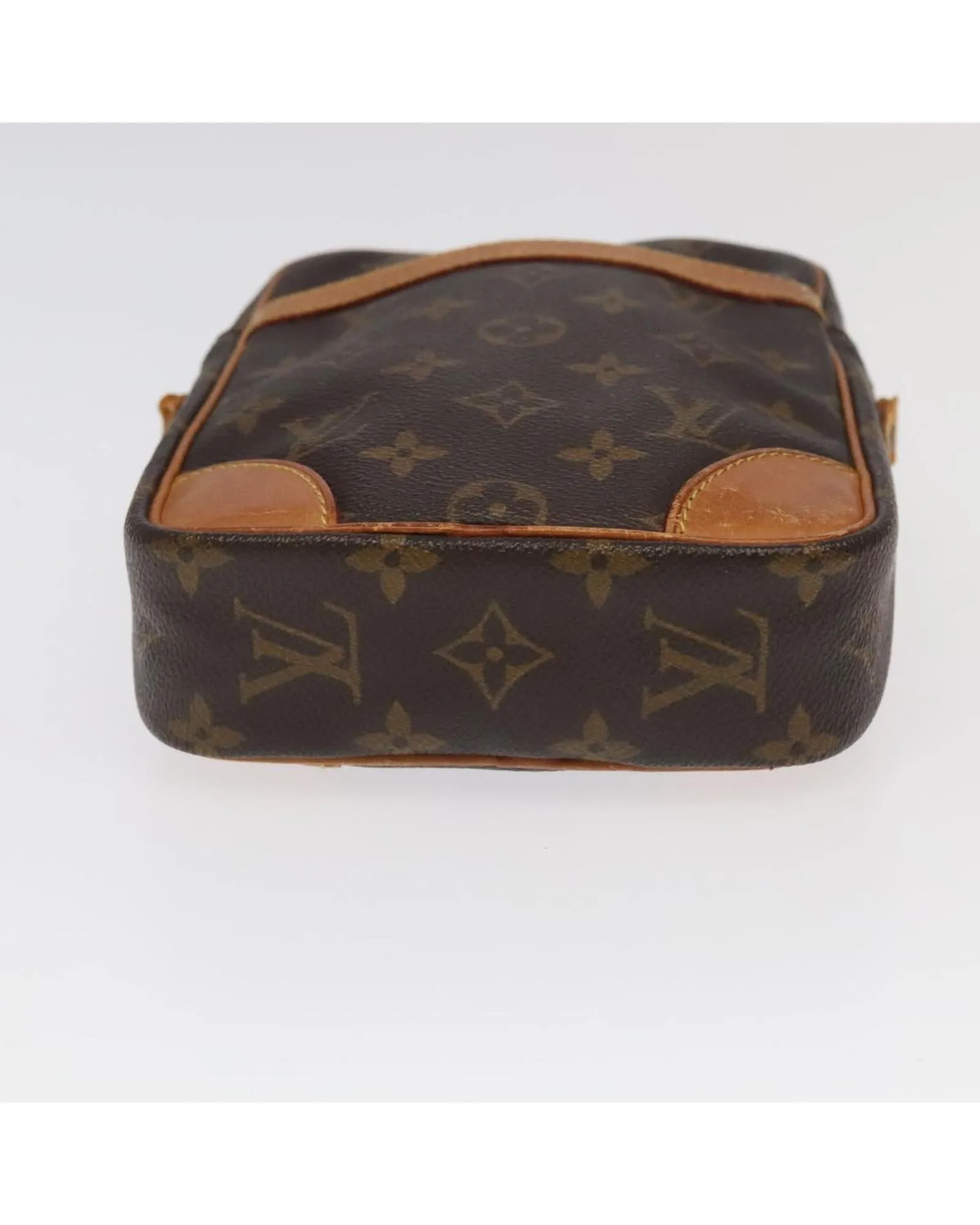 Monogram Canvas Shoulder Bag with Adjustable Strap