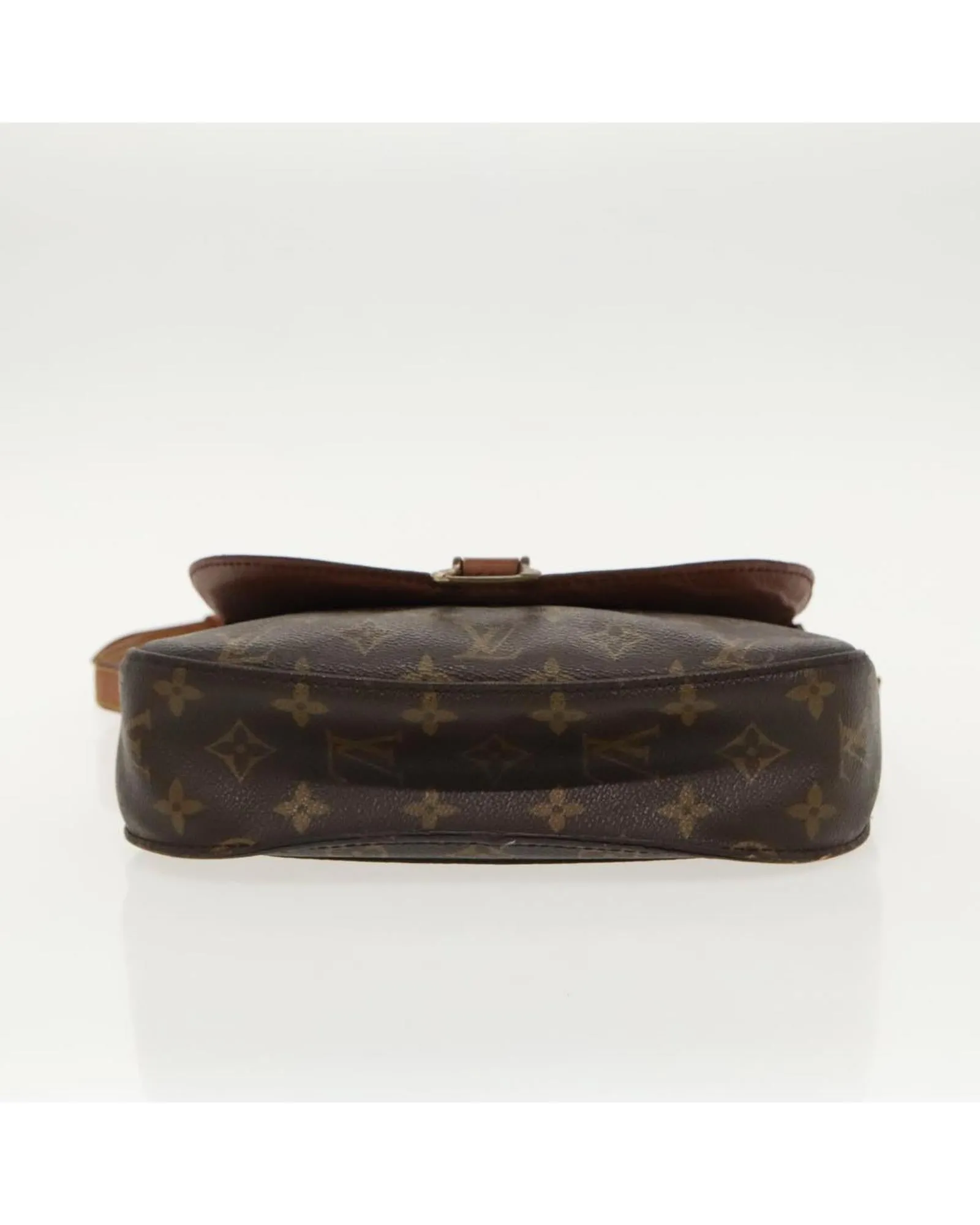 Monogram Canvas Shoulder Bag with Adjustable Strap