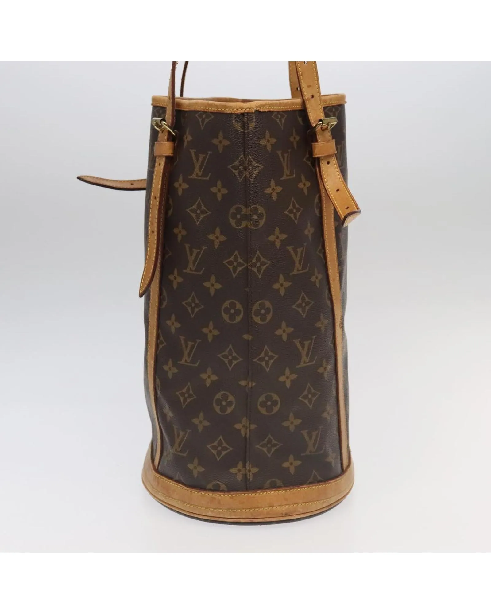 Monogram Canvas Shoulder Bag with Adjustable Strap