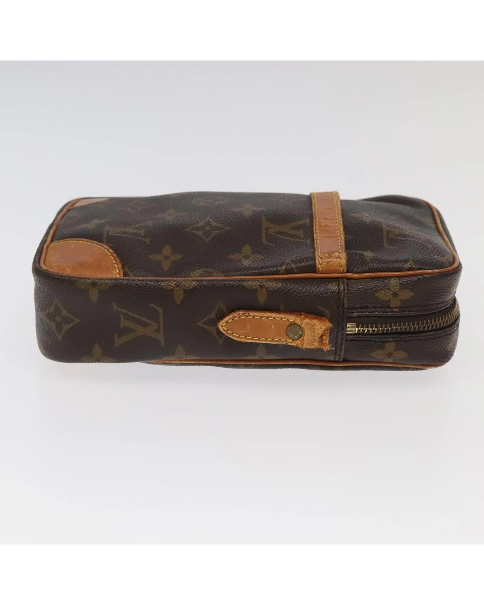 Monogram Canvas Shoulder Bag with Adjustable Strap