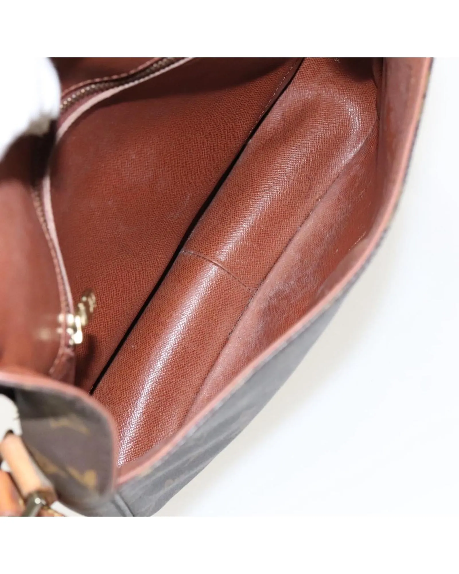 Monogram Canvas Shoulder Bag with Adjustable Strap