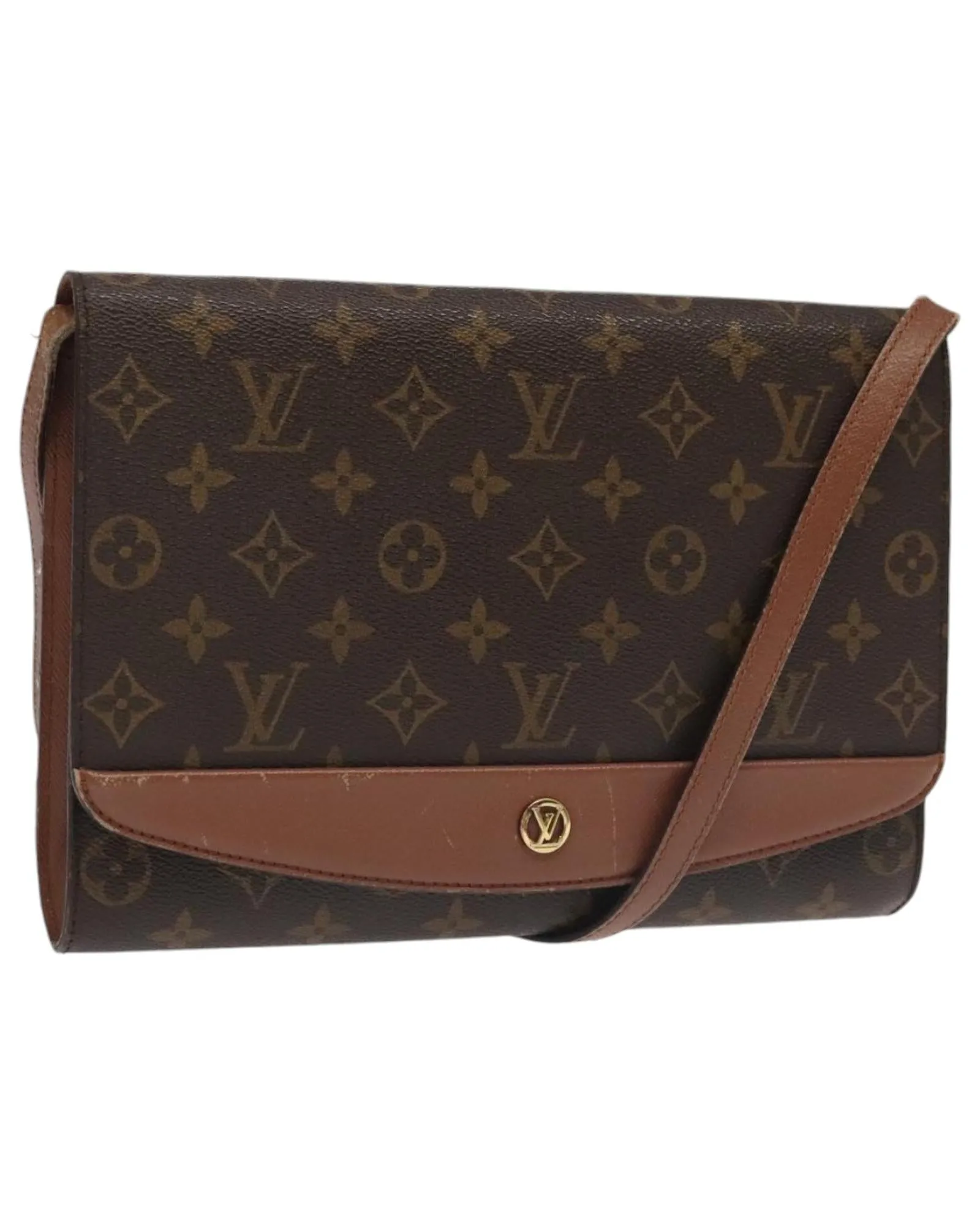Monogram Canvas Shoulder Bag with Strap