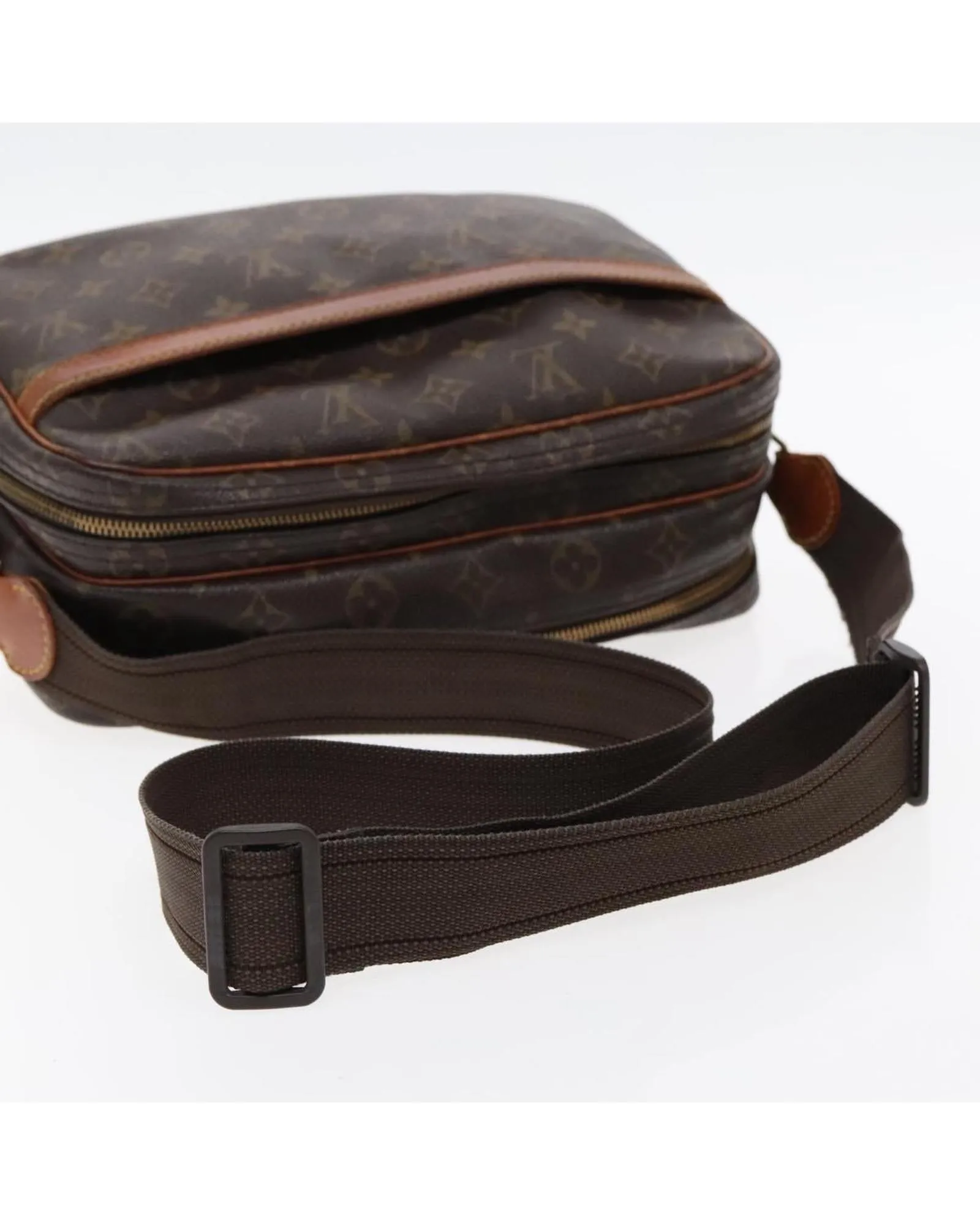 Monogram Reporter PM Shoulder Bag with  Design