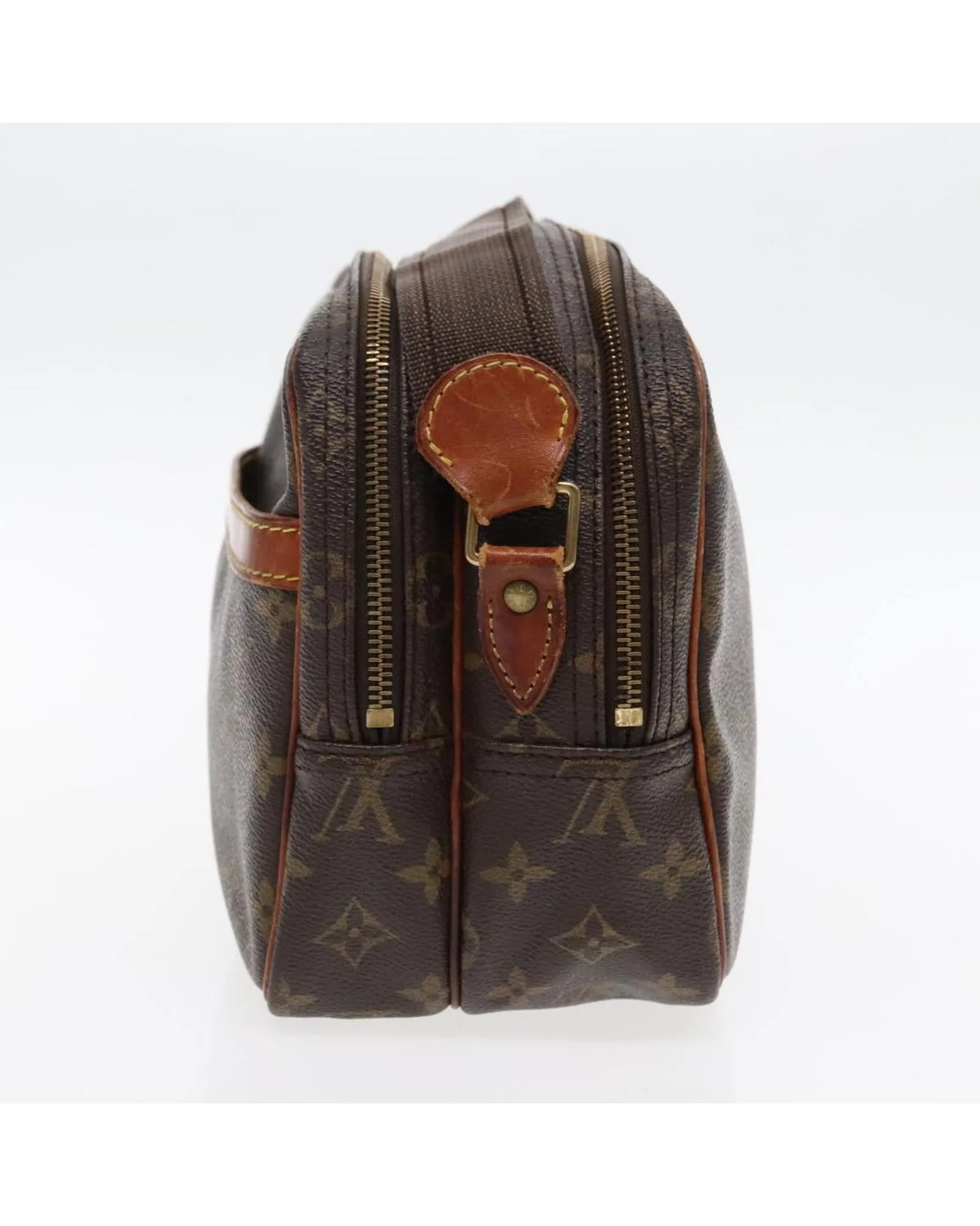 Monogram Reporter PM Shoulder Bag with  Design