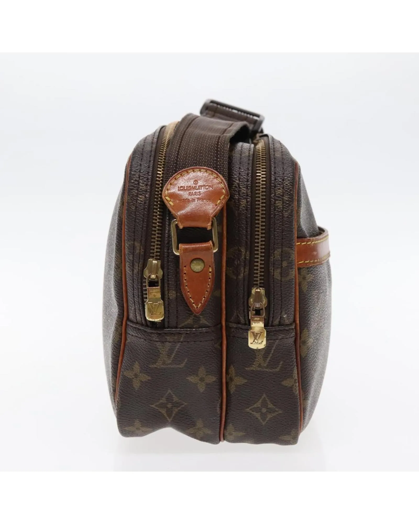 Monogram Reporter PM Shoulder Bag with  Design