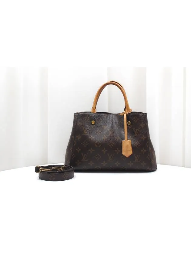 Montaigne BB Monogram Tote Shoulder Bag M41055