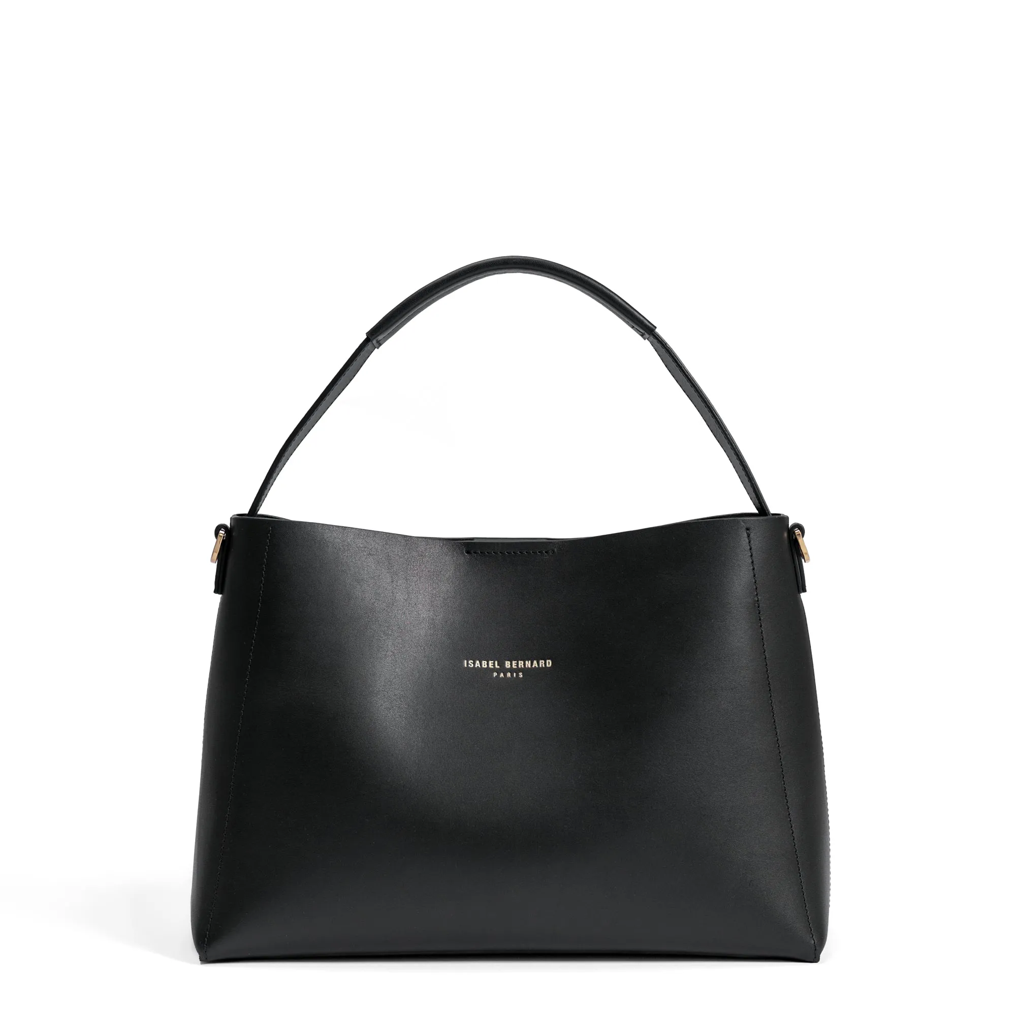 Montmartre Batrice black vegetable tanned leather handbag