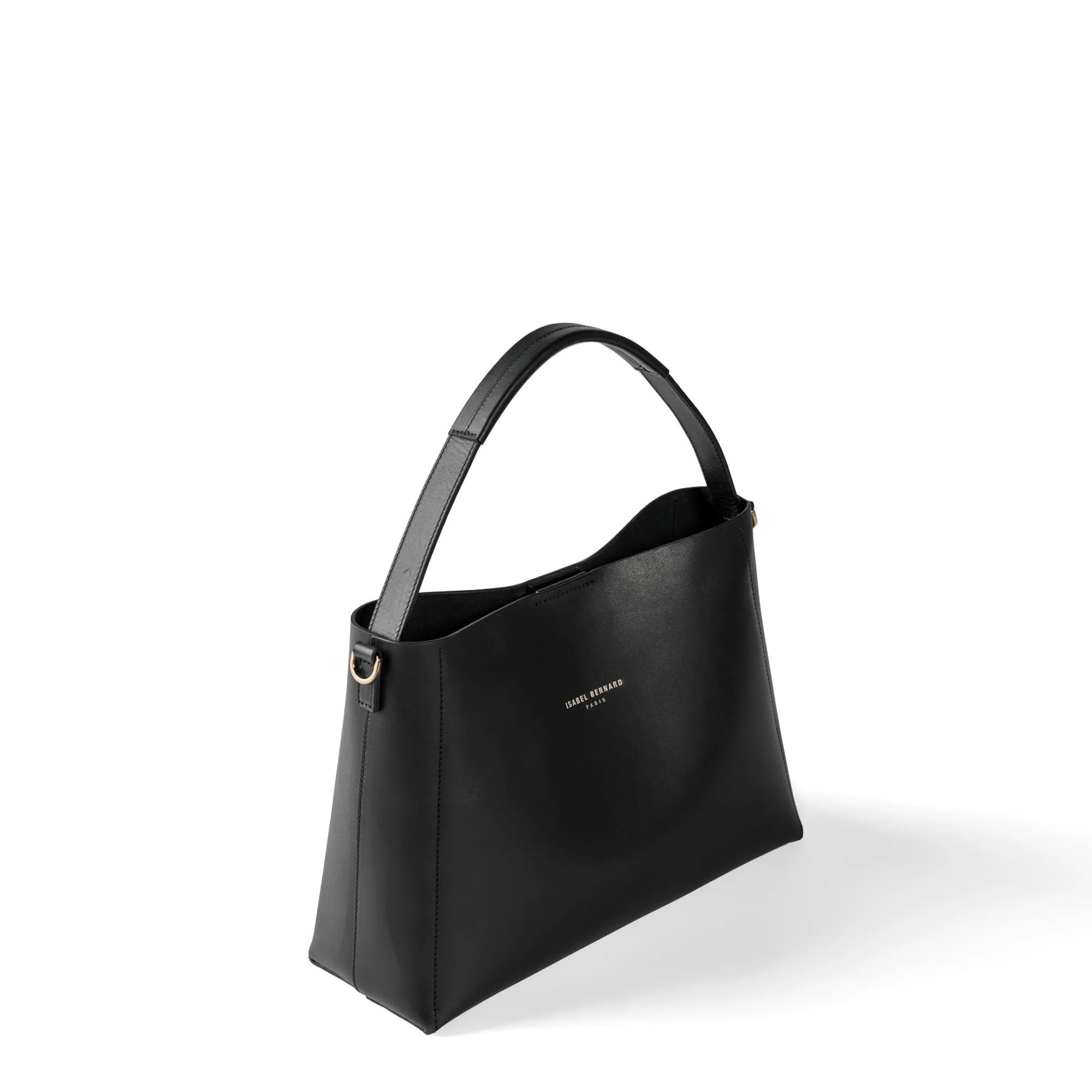 Montmartre Batrice black vegetable tanned leather handbag