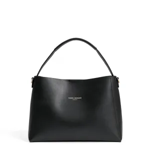 Montmartre Batrice black vegetable tanned leather handbag