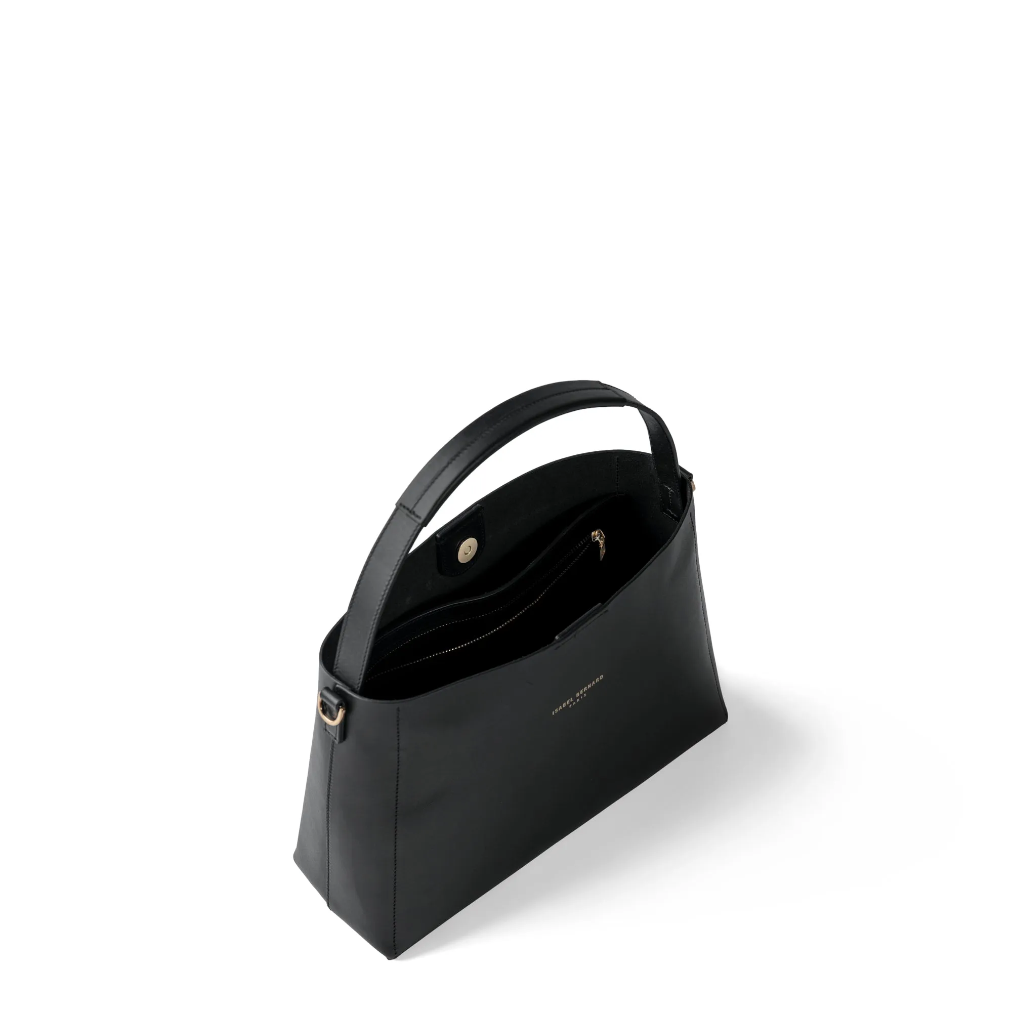 Montmartre Batrice black vegetable tanned leather handbag