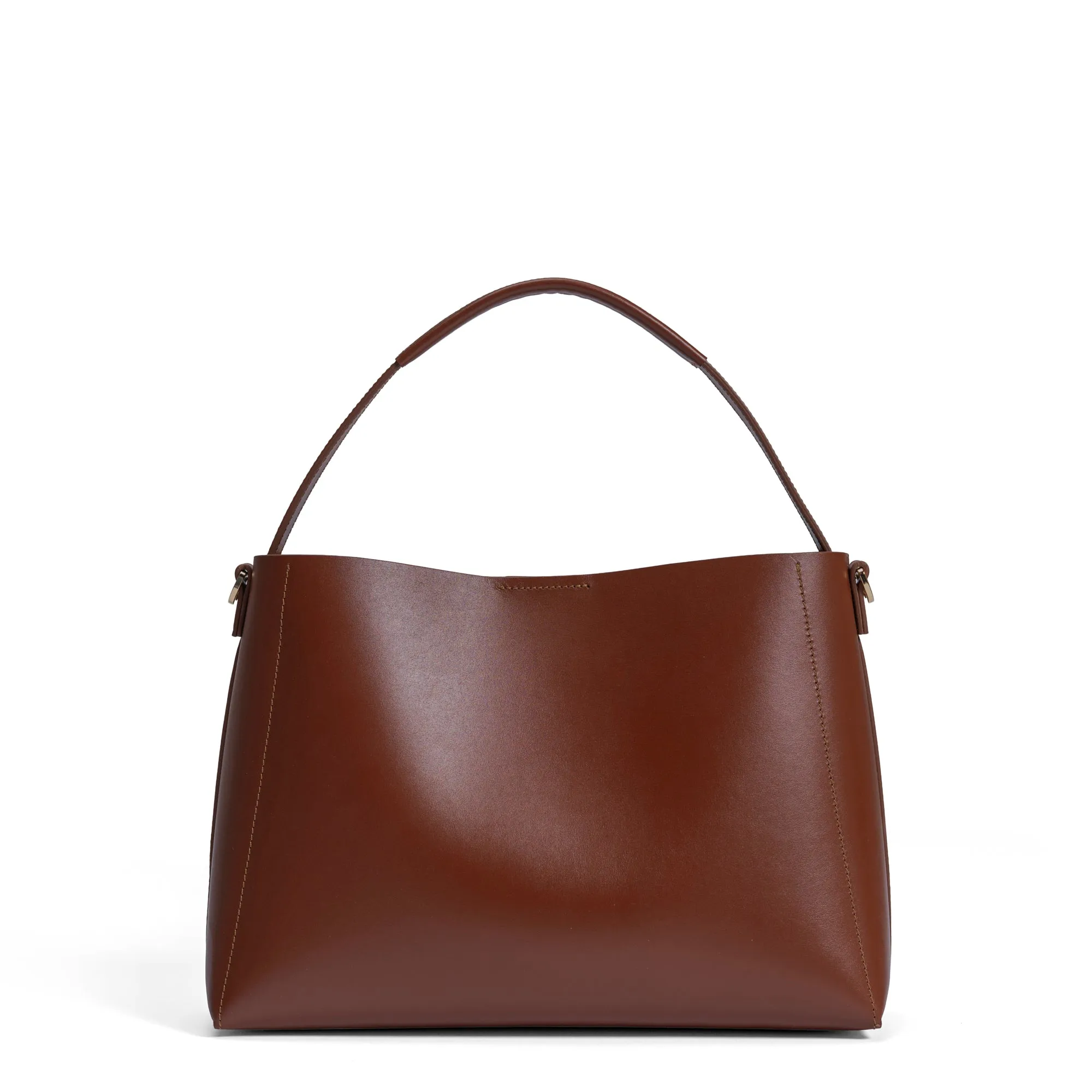 Montmartre Batrice cognac vegetable tanned leather handbag