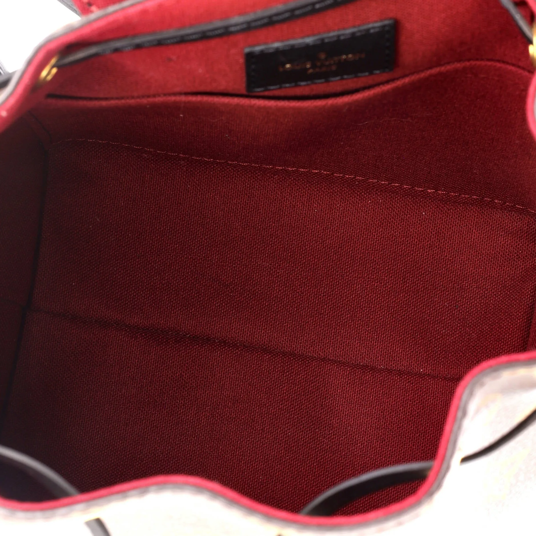 Montsouris NM Backpack Monogram Canvas with Leather BB
