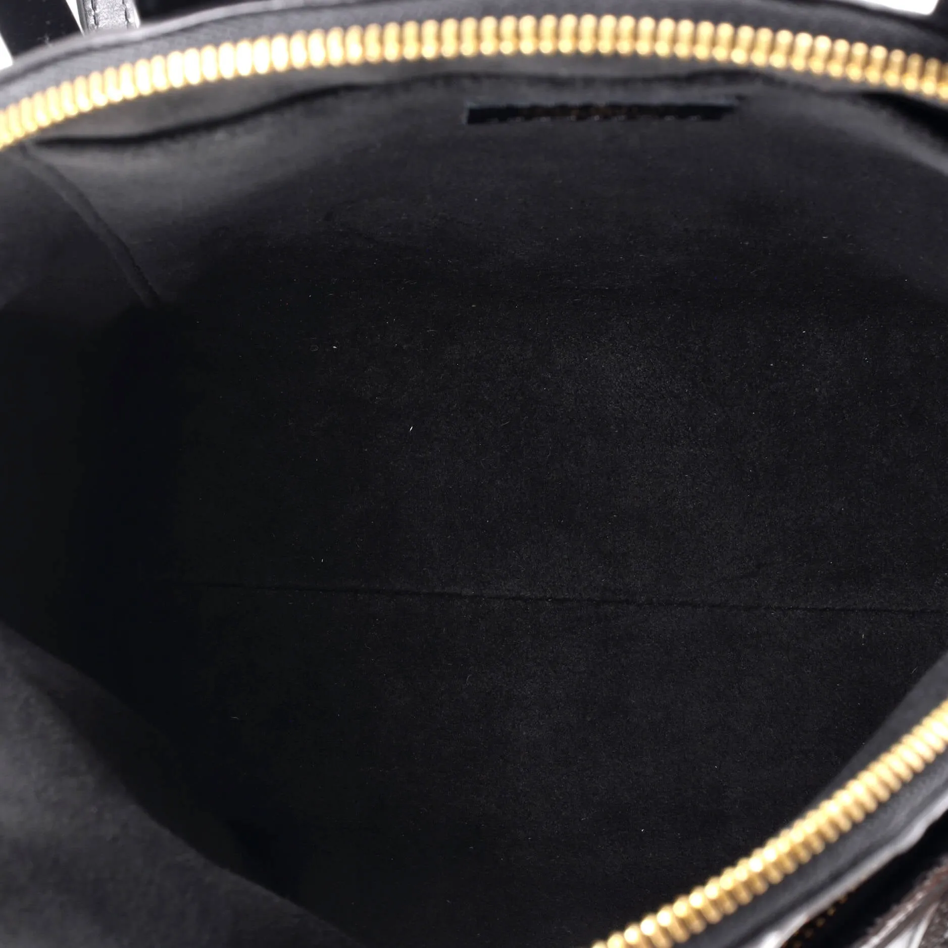 Moon Backpack Embossed Monogram Midnight Canvas