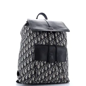 Motion Backpack Oblique Nylon with Leather Medium