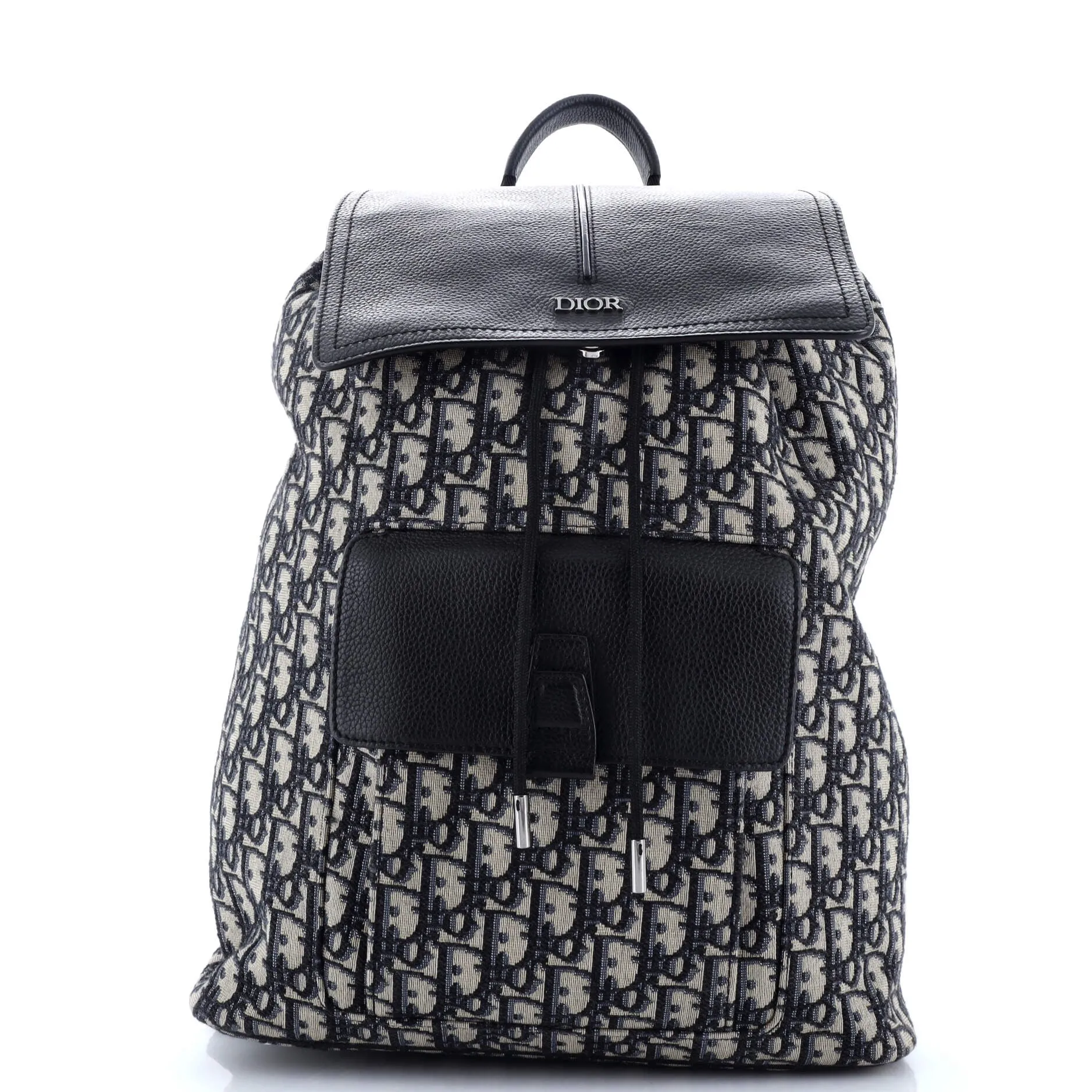 Motion Backpack Oblique Nylon with Leather Medium