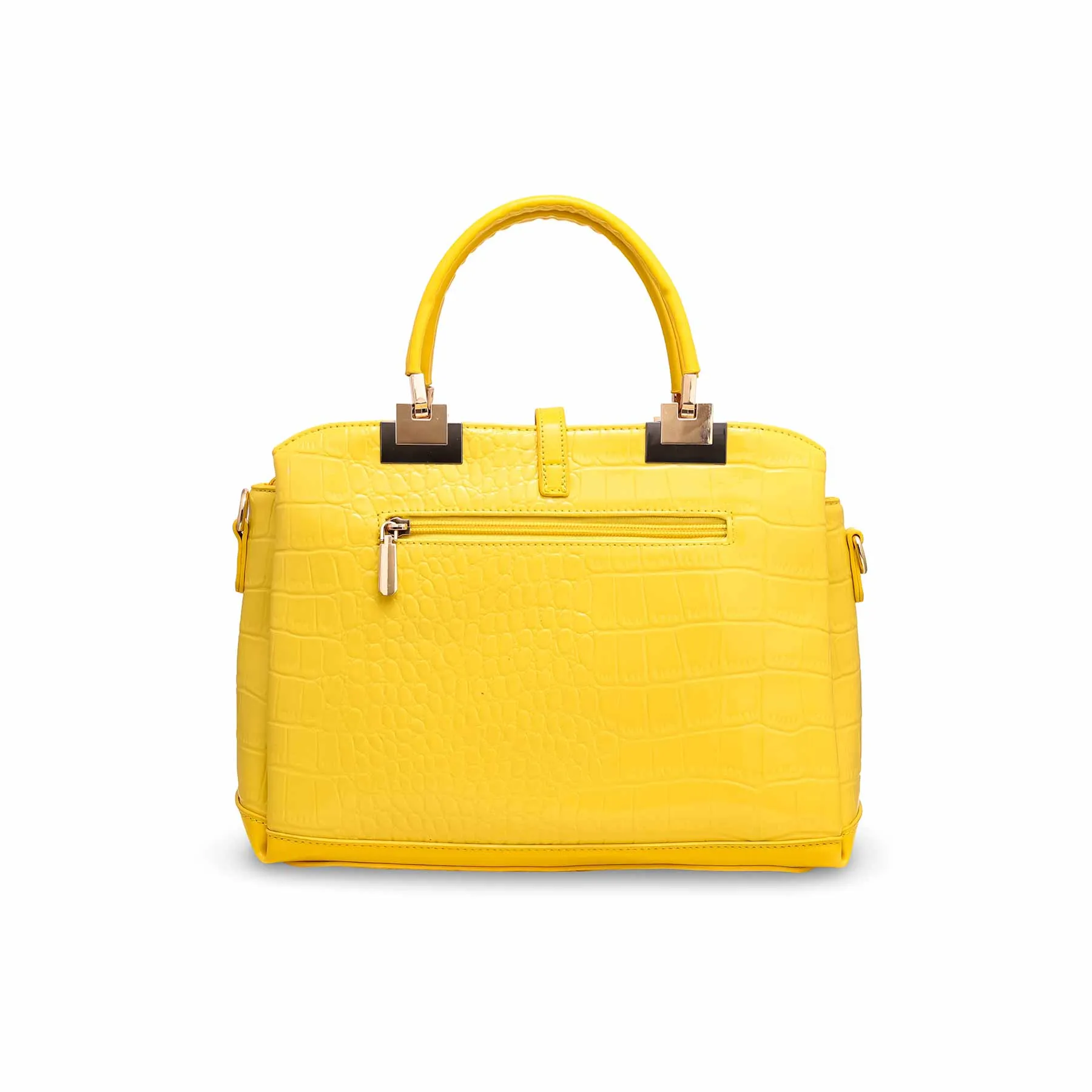 Mustard Formal Hand Bag P36127