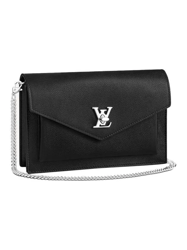Mylockme Chain Shoulder Bag Black