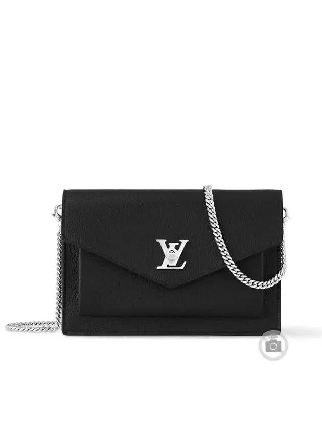 Mylockme Chain Shoulder Bag Black