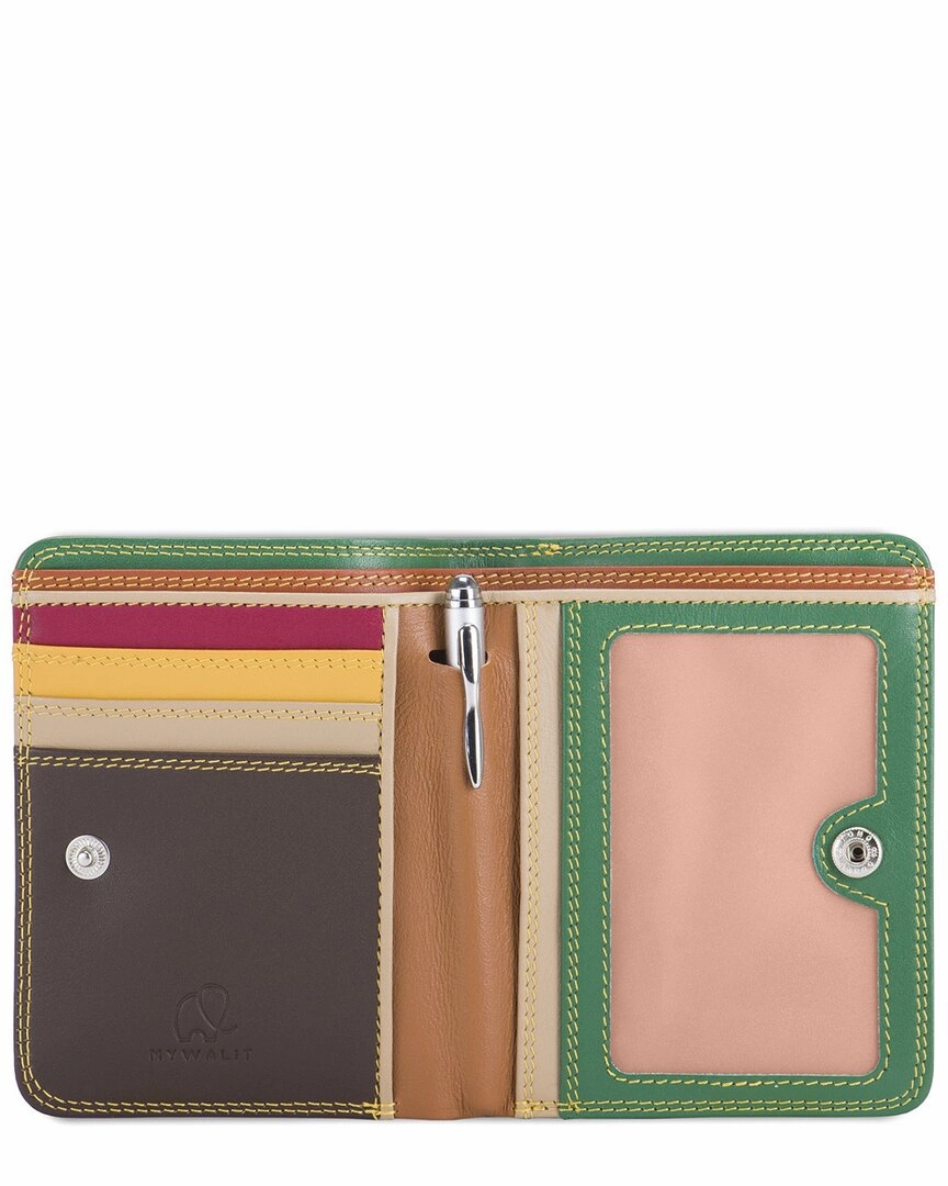mywalit Medium Leather Wallet/Zip Around Purse