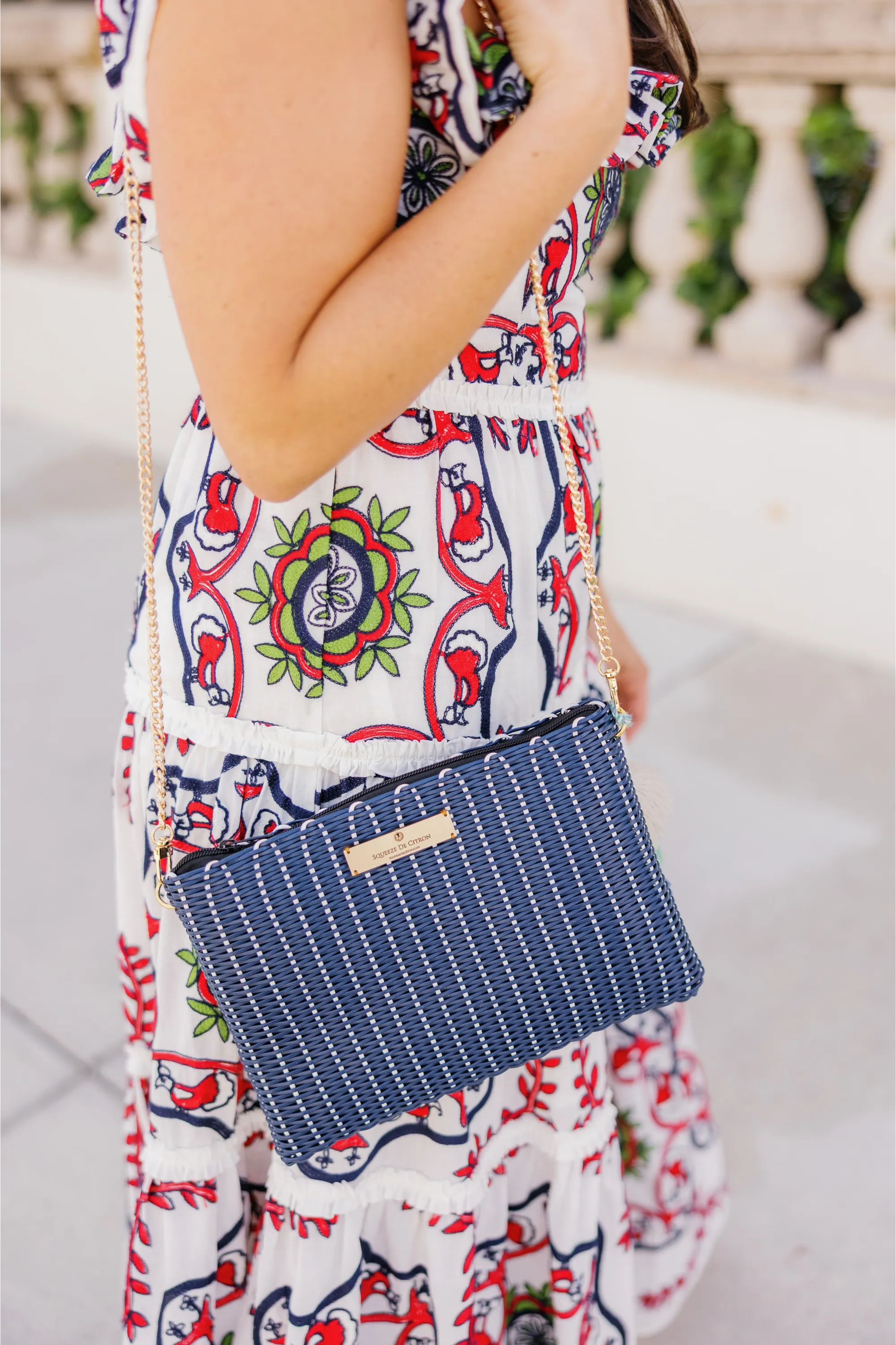 Navy White Lemon Drop