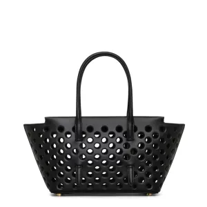 Neo Mina 20 in Perforated Calfskin, Noir