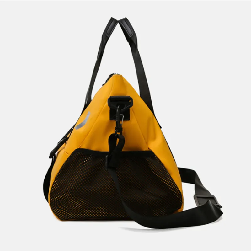 New Coated Oxford Cloth Fitness Bag with Shoe Compartment