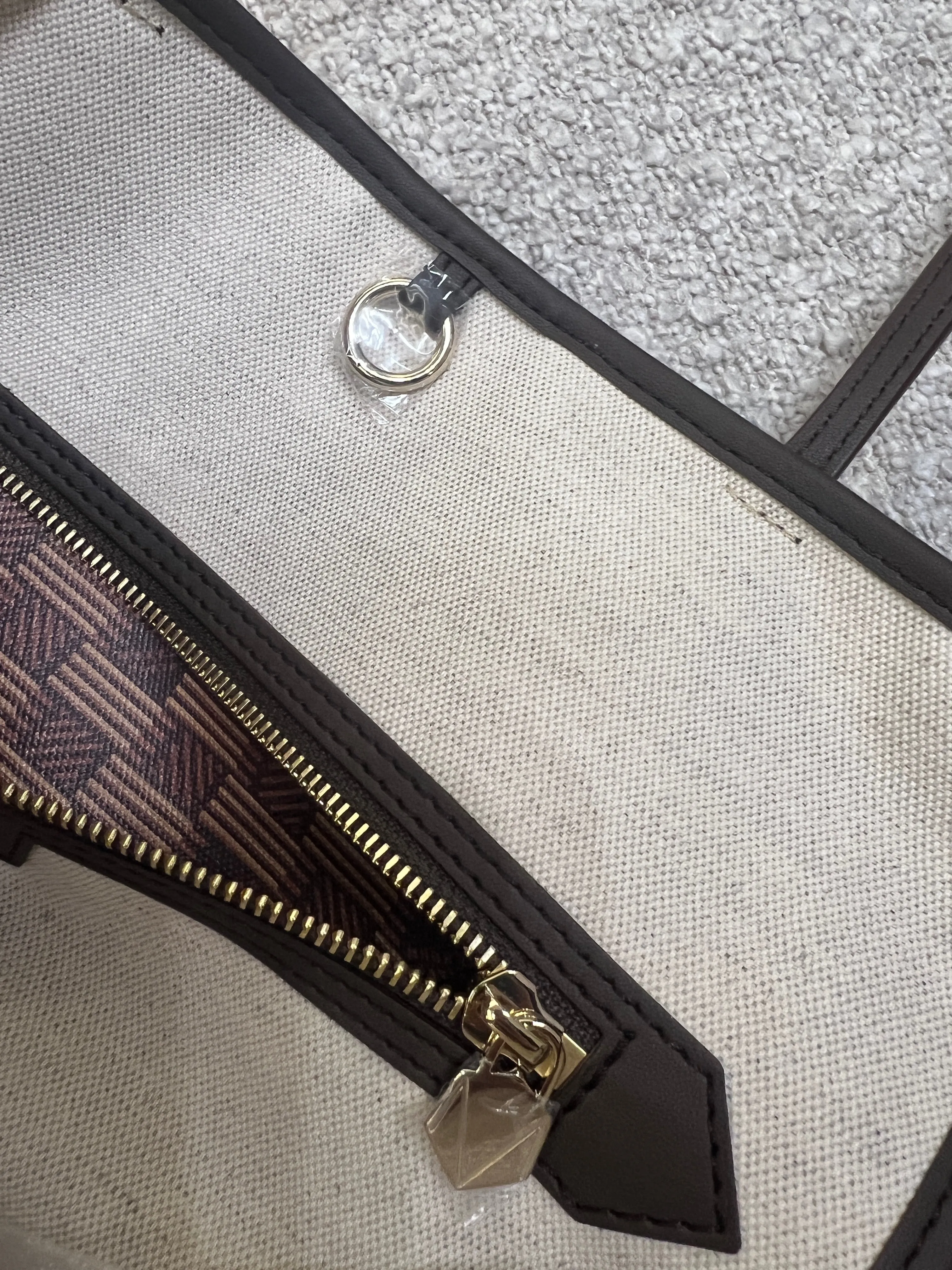 New Saint Tropez Open Tote MM, Chocolate