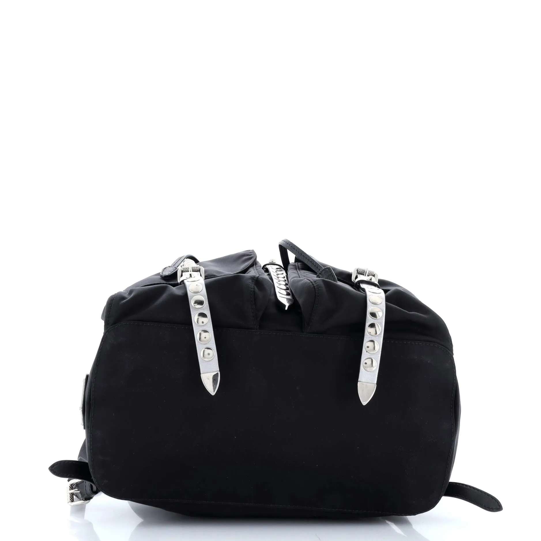 New Vela Backpack Tessuto with Studded Leather