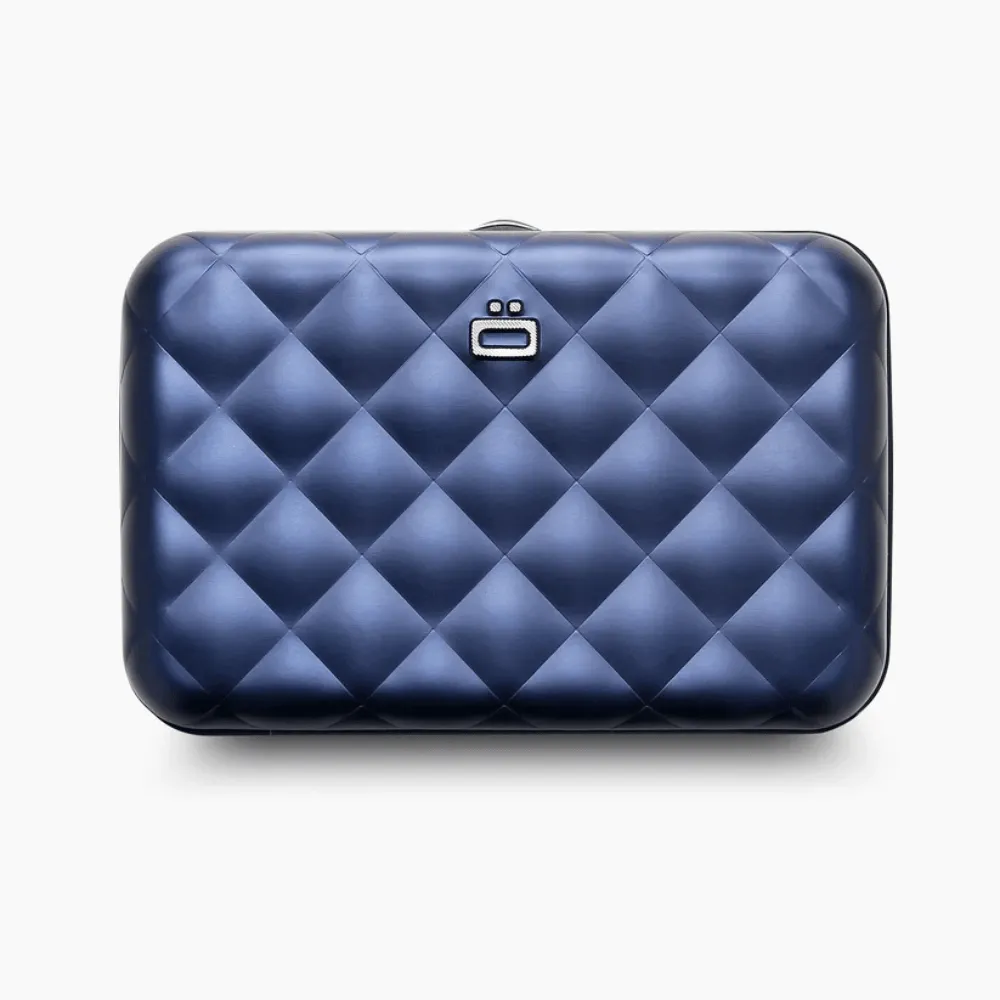 Ogon Quilted Button Card Case Wallet