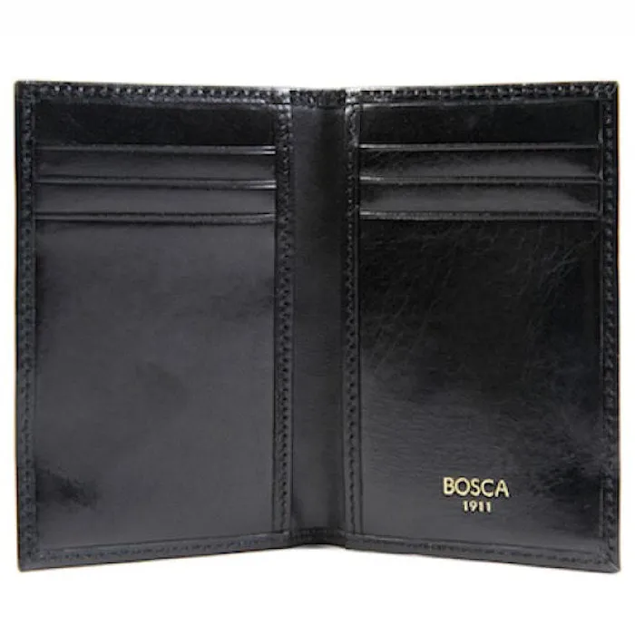 Old Leather 8 Pocket Credit Card Case