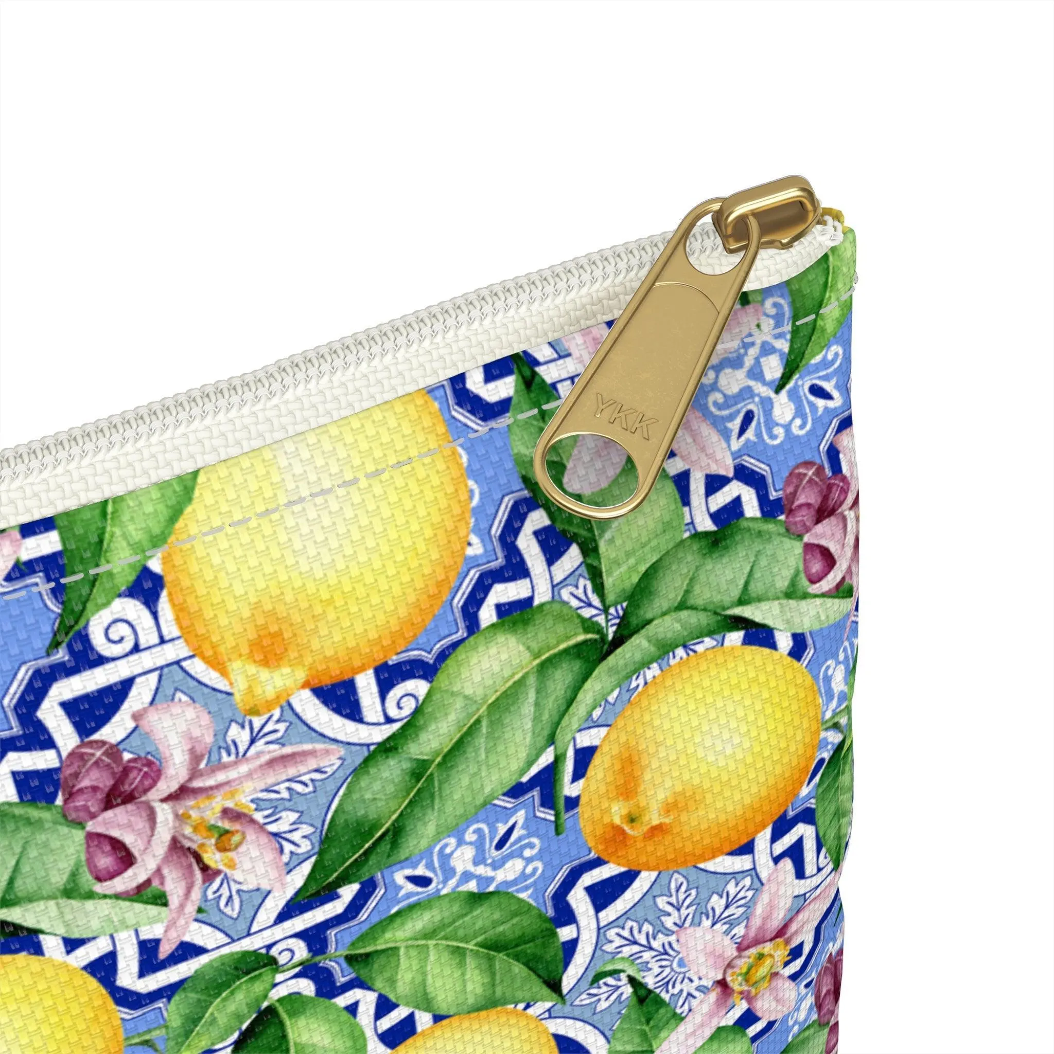 On The Amalfi Coast | Lemon Print Travel Tote Bag