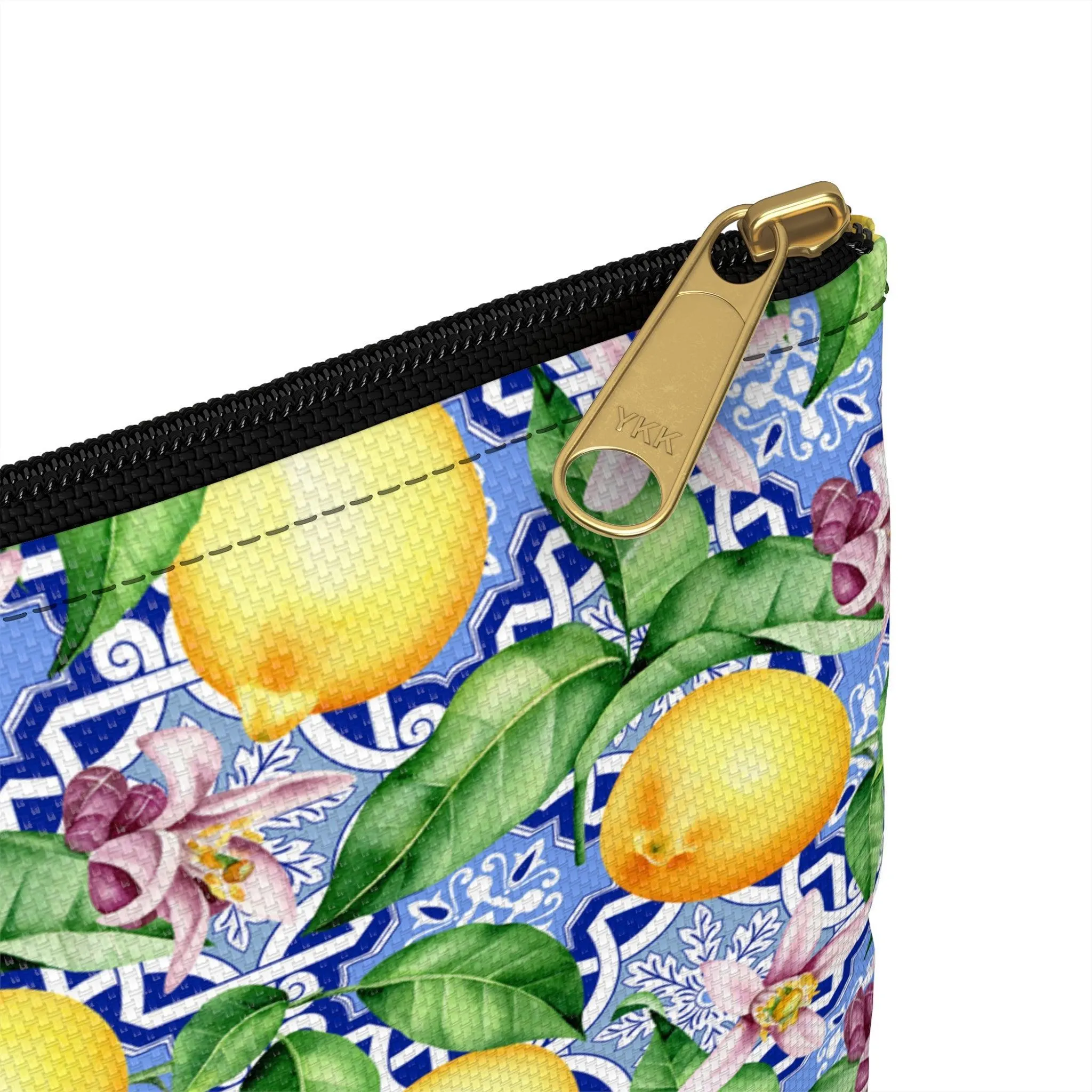 On The Amalfi Coast | Lemon Print Travel Tote Bag