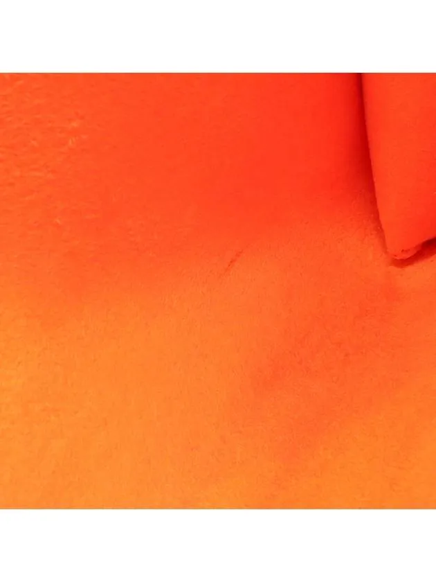 Orange Epi Leather Gold Pochette Accessory Pouch Shoulder Bag M5298H