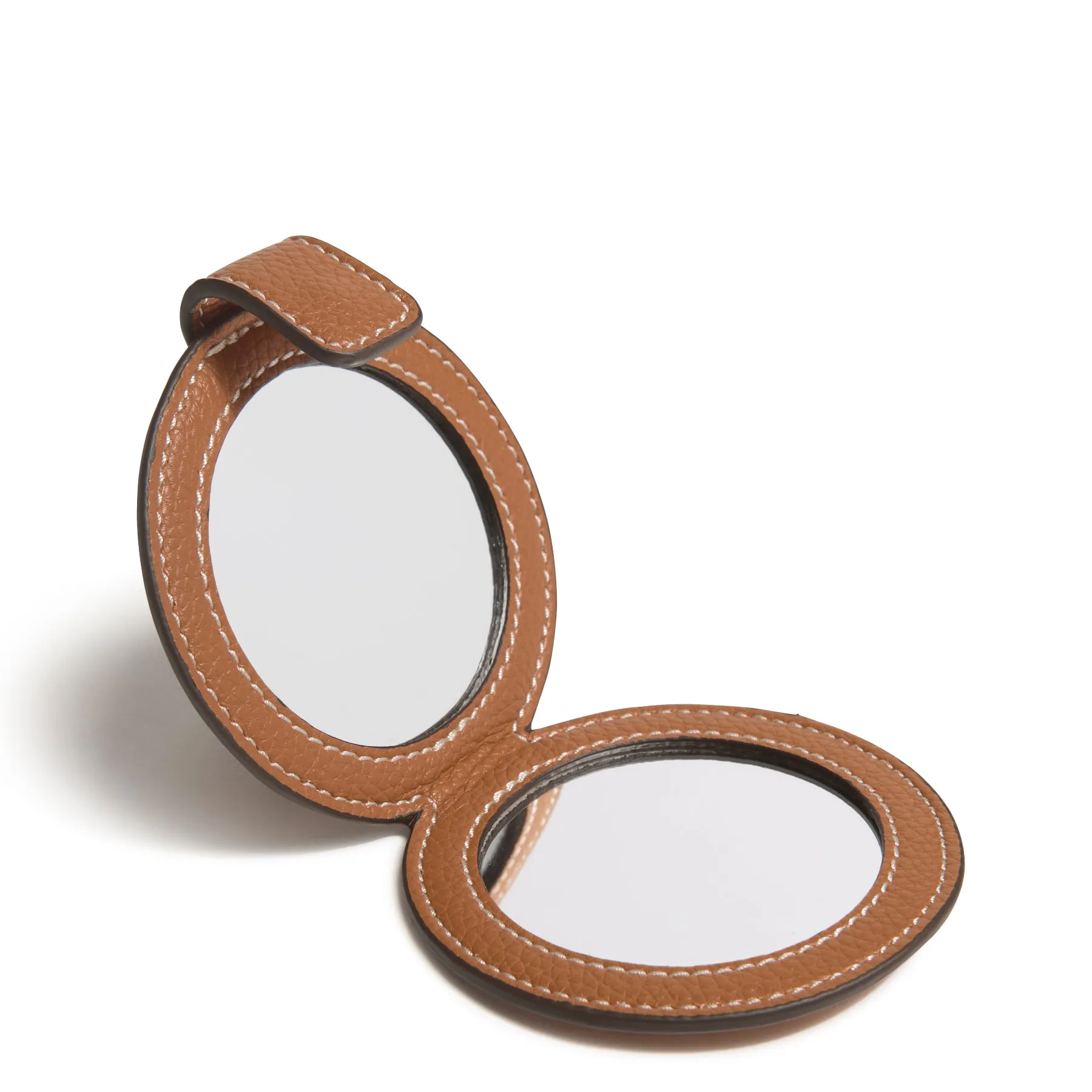 Outlet Faux Leather Essential Pocket Mirror