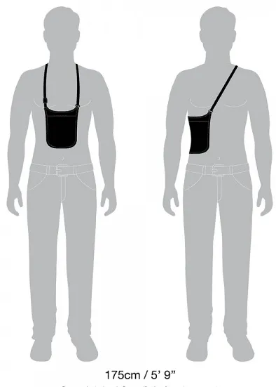 Pacsafe Coversafe V75 RFID Blocking Neck Pouch