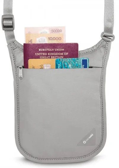 Pacsafe Coversafe V75 RFID Blocking Neck Pouch