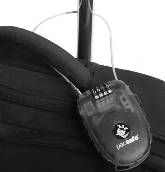 Pacsafe Retractasafe 250 Retractable 4 Dial Cable Lock