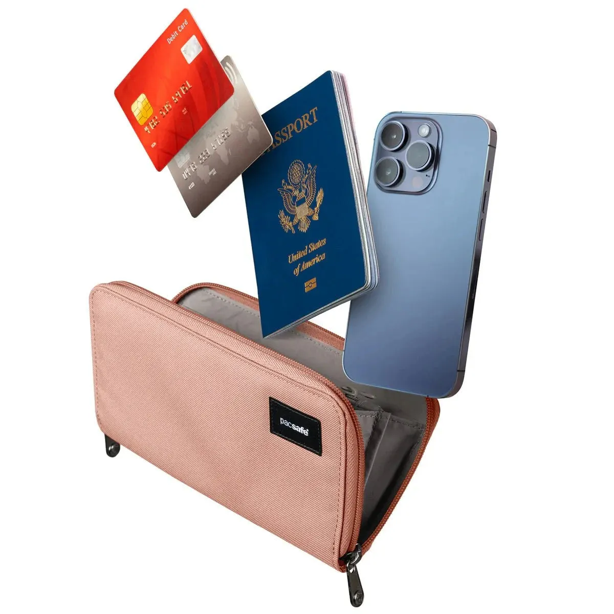 Pacsafe RFIDsafe RFID Blocking Continental Wallet