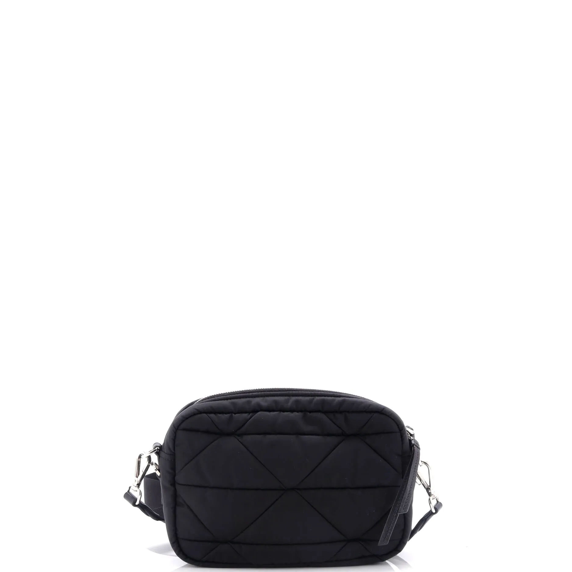 Padded Shoulder Bag Quilted Tessuto Small